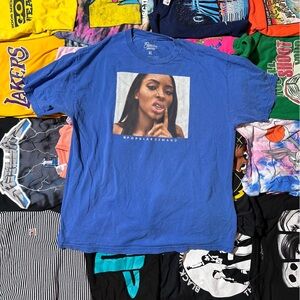 Popular Demand Model Blue T-Shirt XL